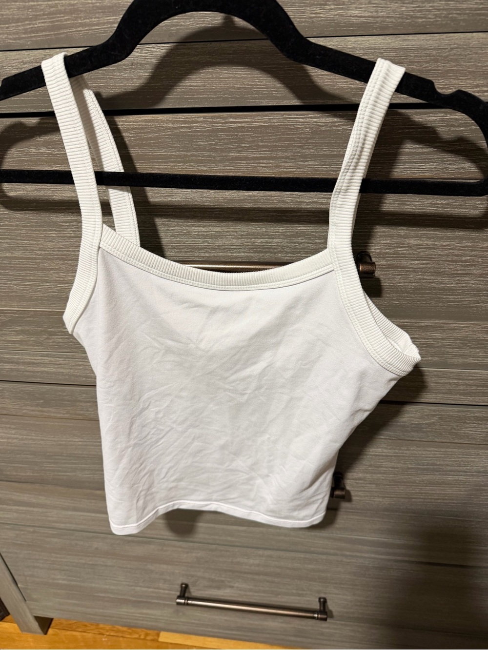 Alo yoga White Rib-Trim Tank Top - Women size small